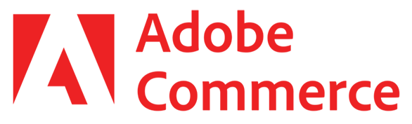Adobe Commerce logotyp.